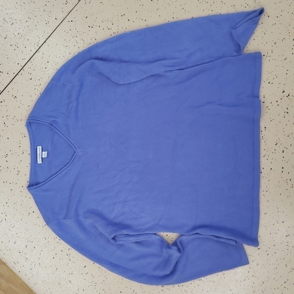𝅺croft and barrow women's sweater size large purple - Picture 1 of 4